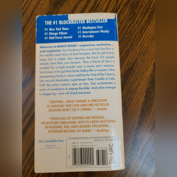 James PATTERSON Paperback Bundle "Beach Road" and "The 8th Confession" - Picture 4 of 6